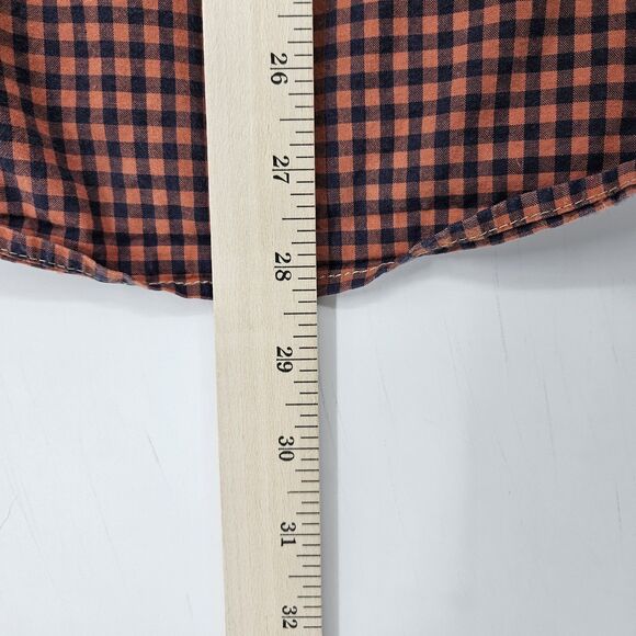 Third Army Shirt Mens Medium Western Pearl Snap Cowboy Rancher Check Long Sleeve - Picture 6 of 10